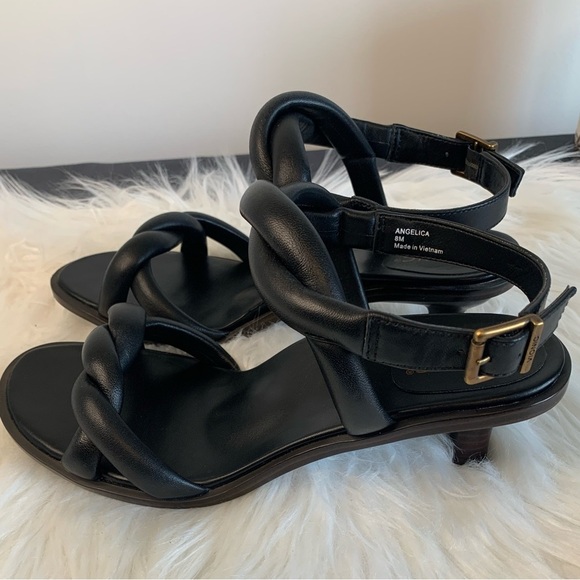 Vionic Black Sandals with Ankle Straps and Braided Design - Picture 3 of 10